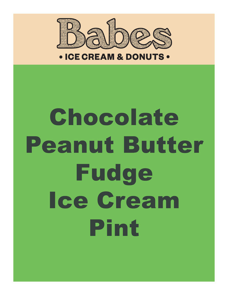 Chocolate Peanut Butter Fudge Pint