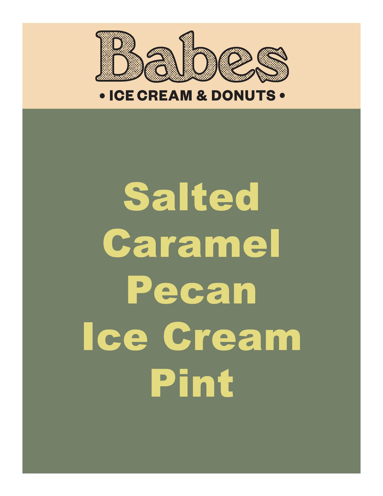 Salted Caramel Pecan Ice Cream Pint