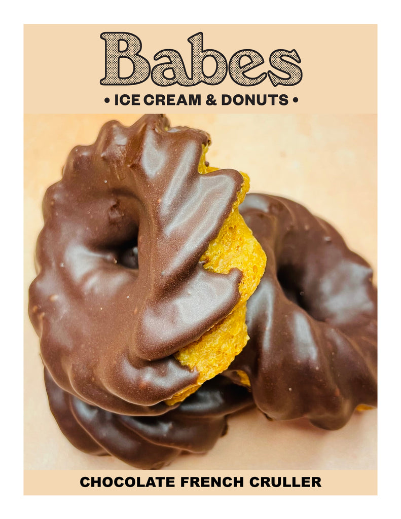 Chocolate French Cruller Donut