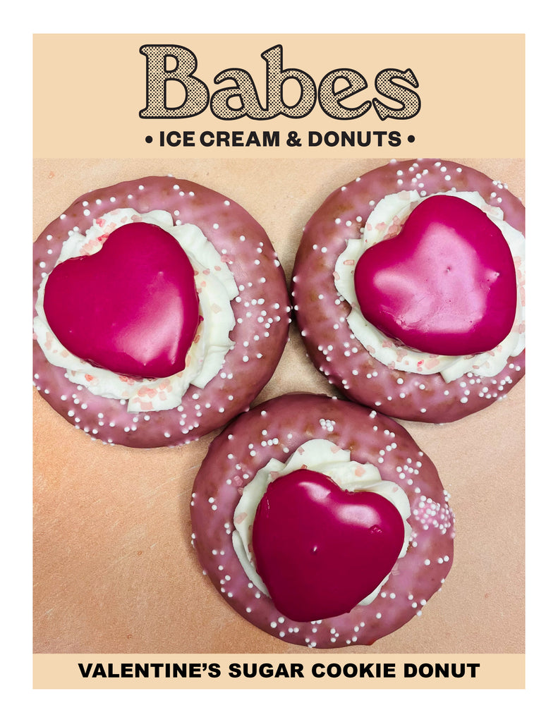 Valentine's Sugar Cookie Donut